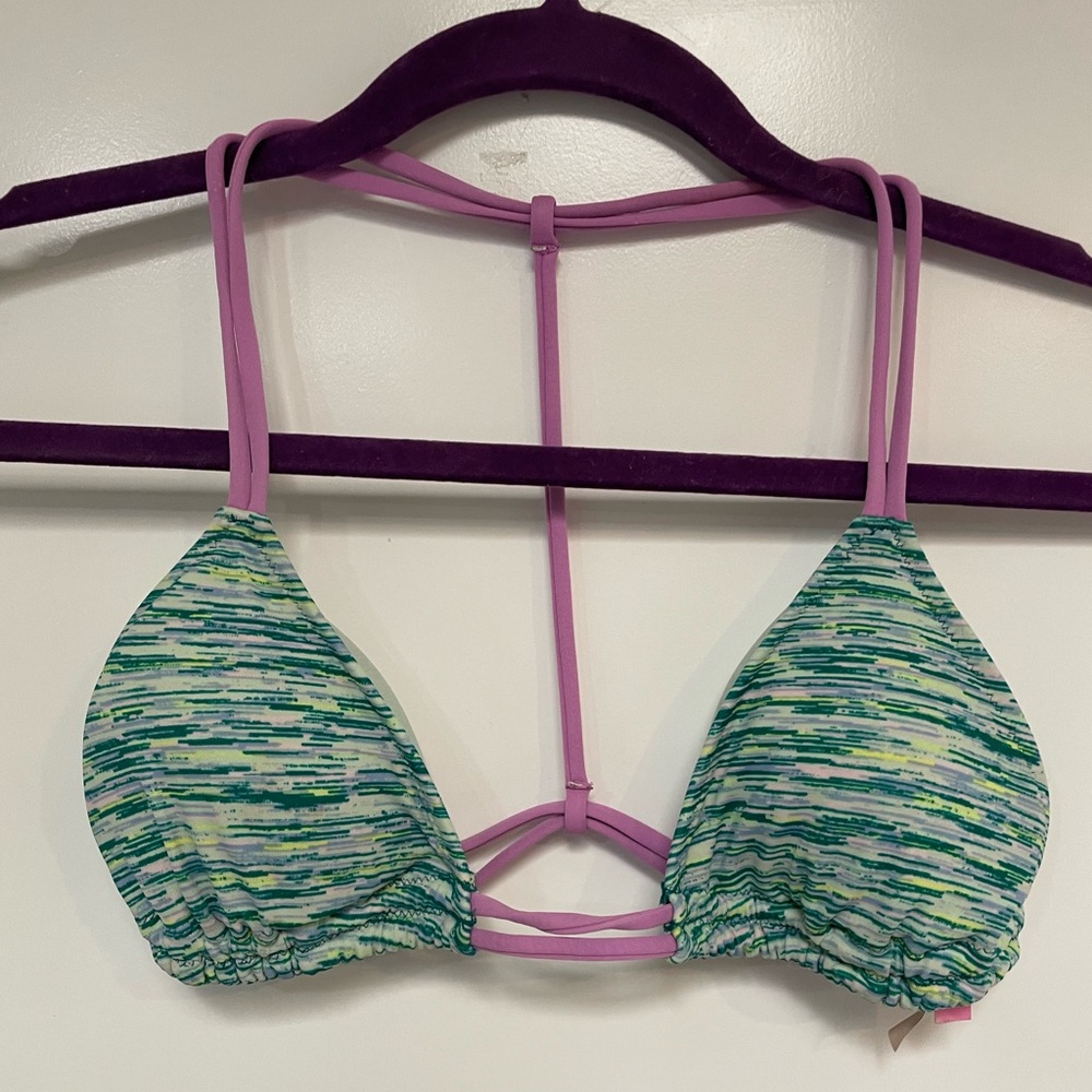 (3) Victoria secret triangle bikini tops